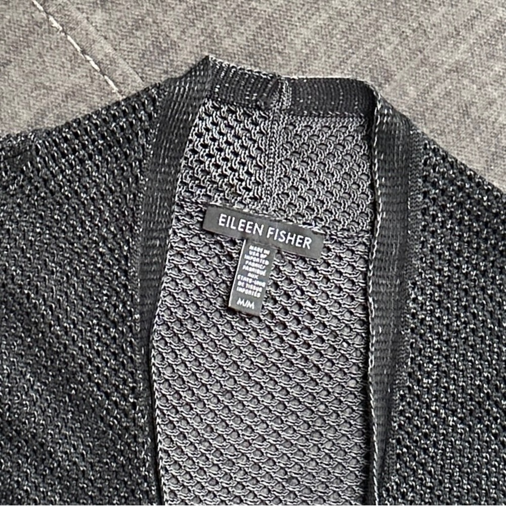 Eileen Fisher Open Long Cardigan Sweater M